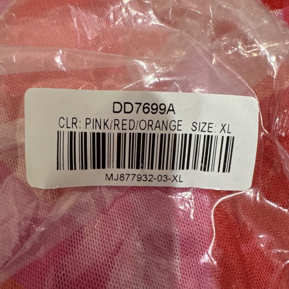 Lulus Idyllic In Ibiza Pink Abstract Print Mock Neck Halter Midi Dress - Size XL - Picture 2 of 2